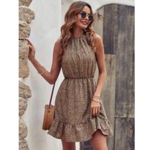 Shein brown and black dress. Size XL